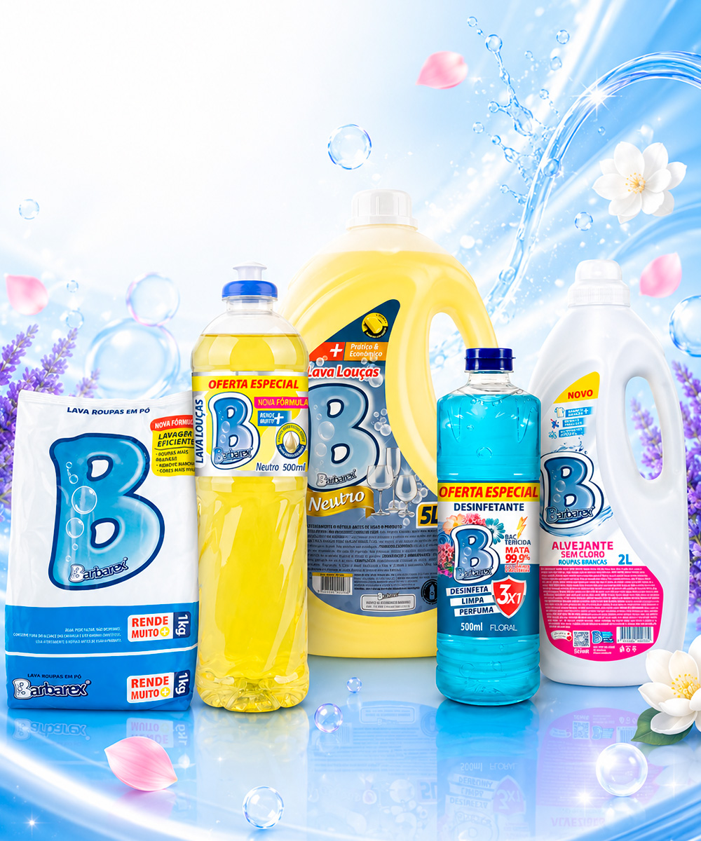 Linha de produtos Barbarex
